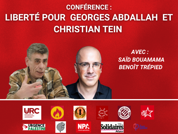 Strasbourg. Liberté pour Georges Abdallah et Christian Tein