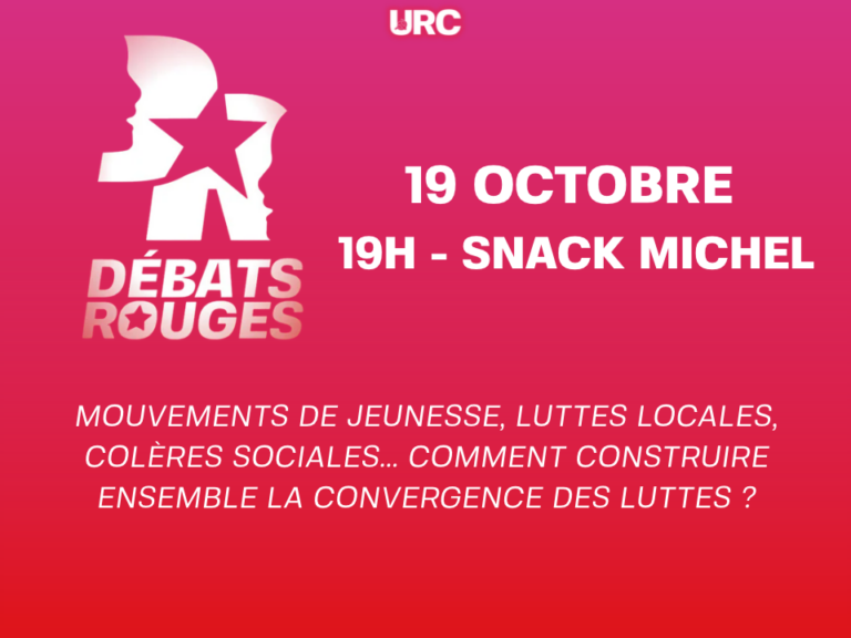 Débat rouge 19 octobre Strasbourg