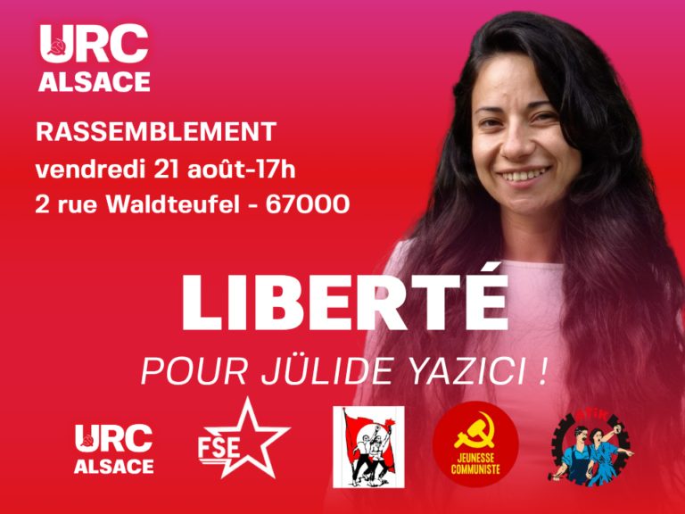 Liberté pour Jülide Yazici Alsace
